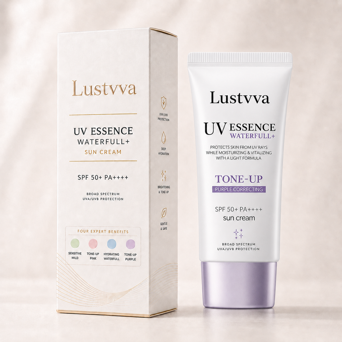 🌞 Lustvva™ UV Essence Waterfull+ Sunscreen Serum
