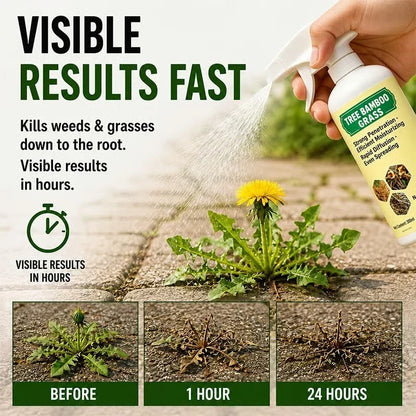 Fast-Acting Natural Weed & Grass Killer Spray