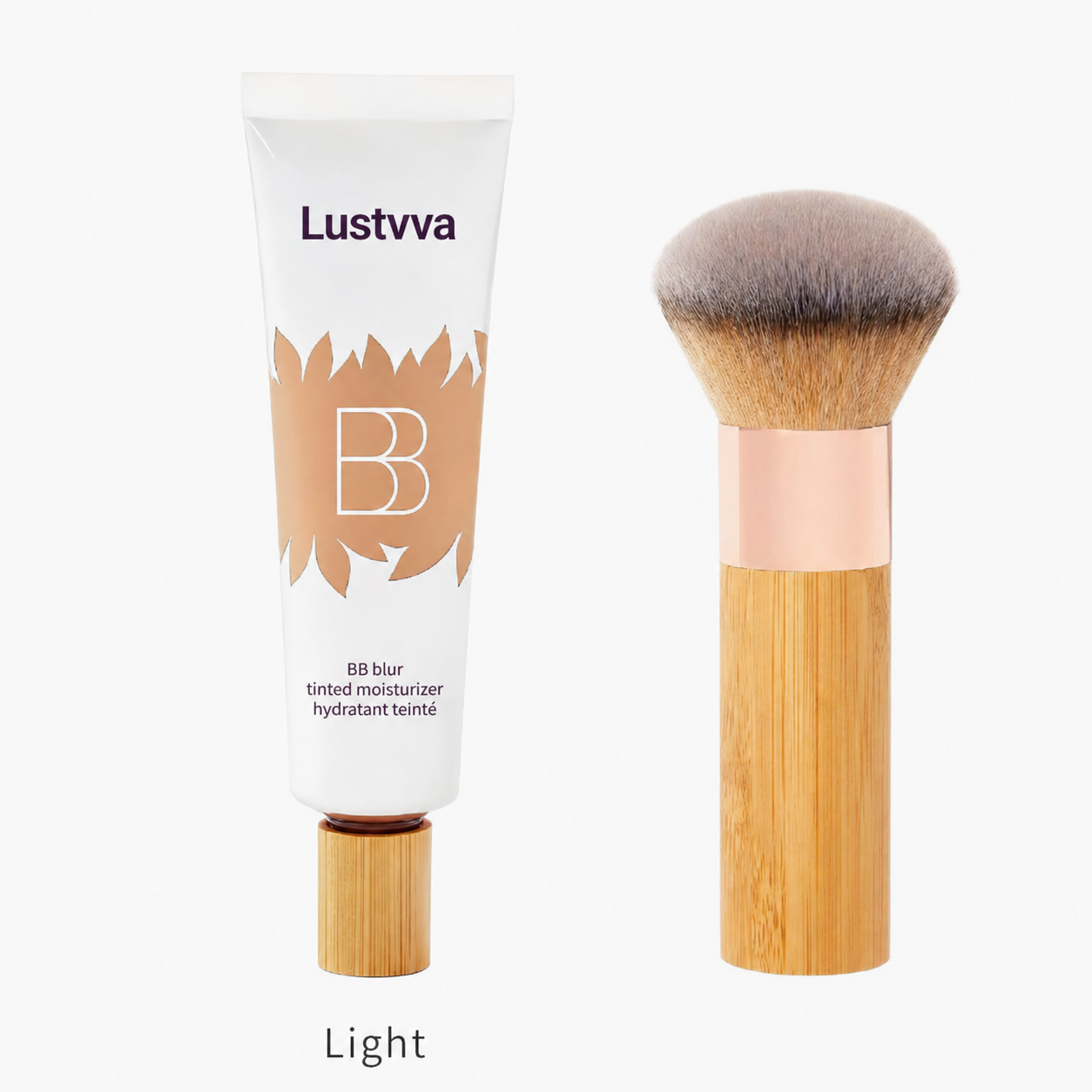 Lustvva™ BB Blur Tinted Moisturizer SPF 30 + Round Blending Brush