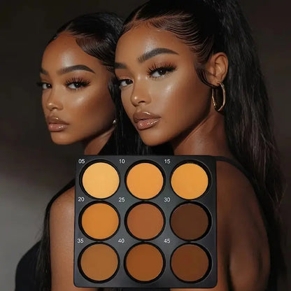 Lustvva™ 9-Color Foundation & Concealer Palette