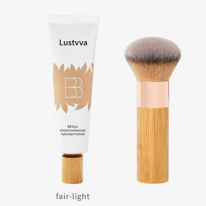 Lustvva™ BB Blur Tinted Moisturizer SPF 30 + Round Blending Brush