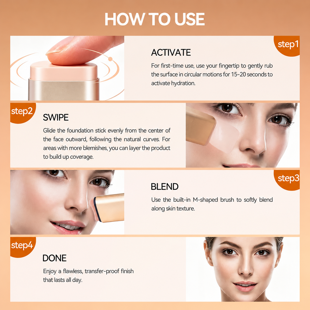 Lustvva™Concealer Foundation Stick