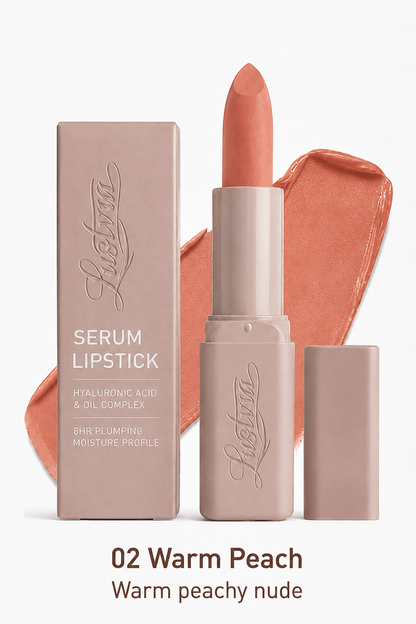 💋Lustvva™ Serum Lipstick  Skincare-Infused Color for Softer, Fuller-Looking Lips