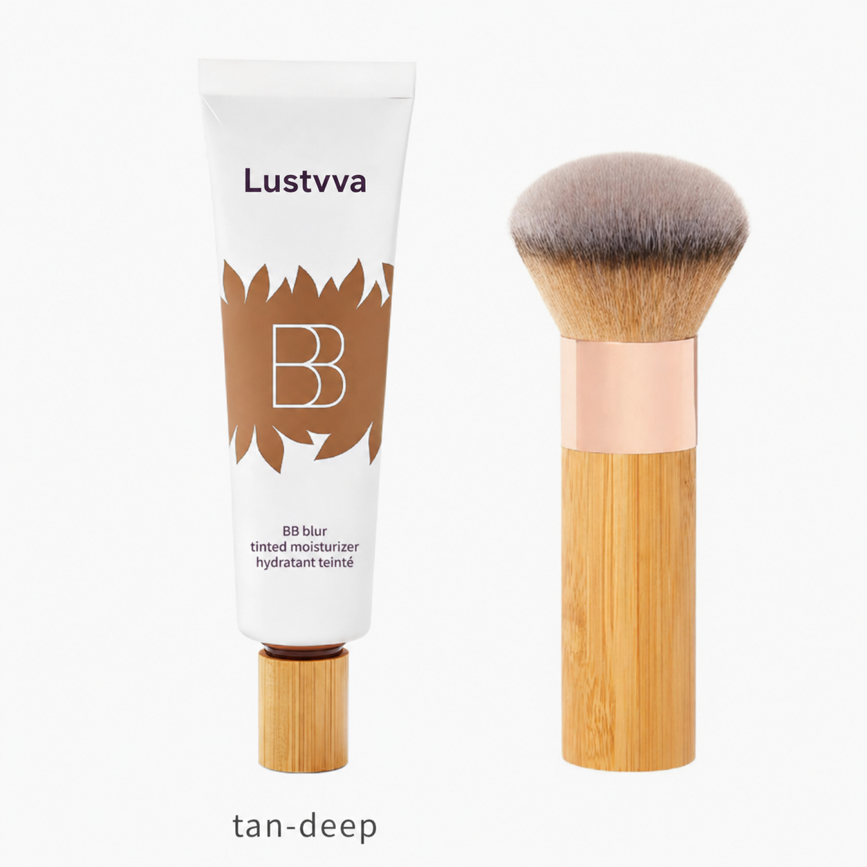 Lustvva™ BB Blur Tinted Moisturizer SPF 30 + Round Blending Brush