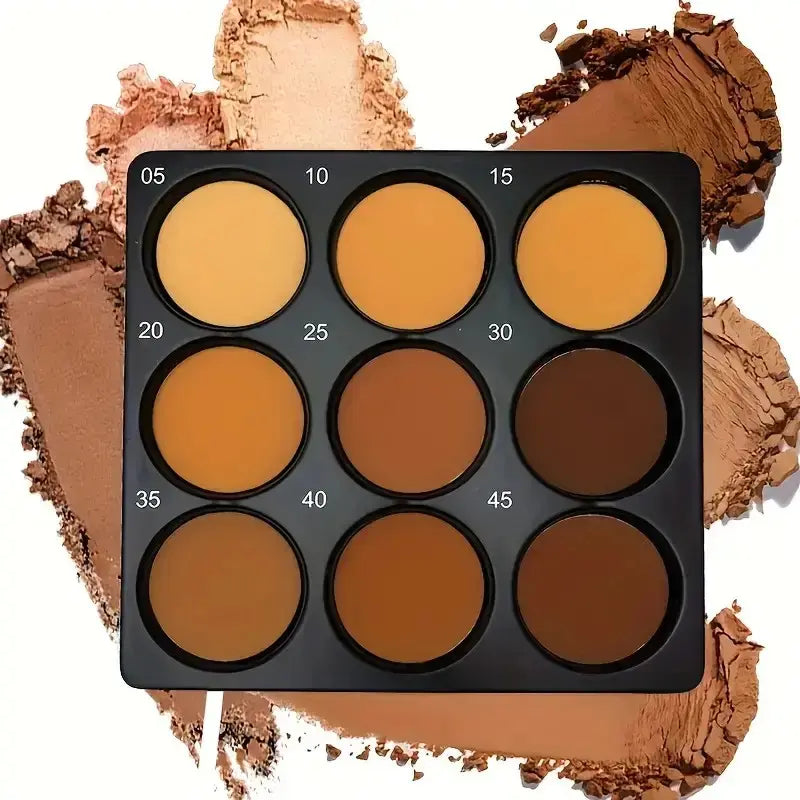 Lustvva™ 9-Color Foundation & Concealer Palette