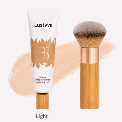 Lustvva™ BB Blur Tinted Moisturizer SPF 30 — Free Round Blending Brush Included