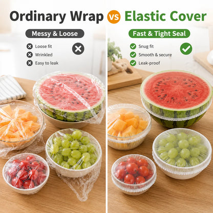 100PCS Disposable Stretch Food Covers