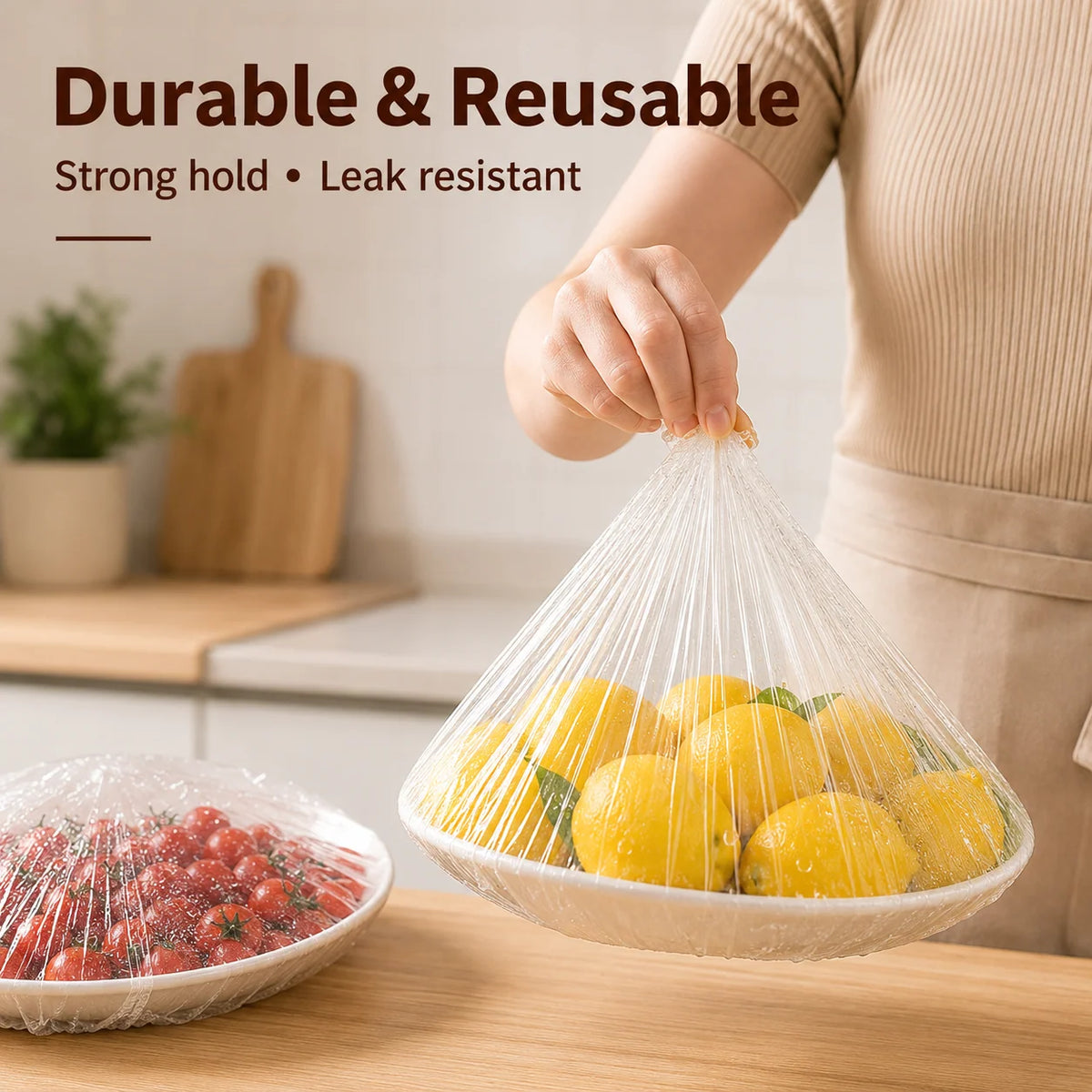 100PCS Disposable Stretch Food Covers