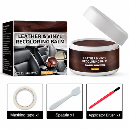 Leather Repair Paste – Fills scratches & scuffs, restores texture.👞