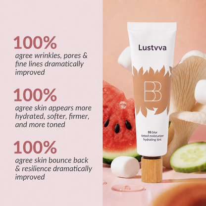 Lustvva™ BB Blur Tinted Moisturizer SPF 30 — Free Round Blending Brush Included