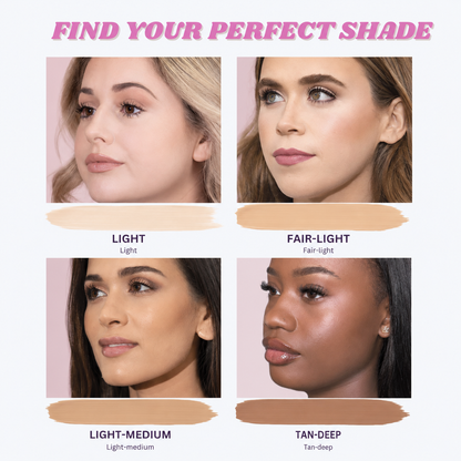 Lustvva™ BB Blur Tinted Moisturizer SPF 30 — Free Round Blending Brush Included