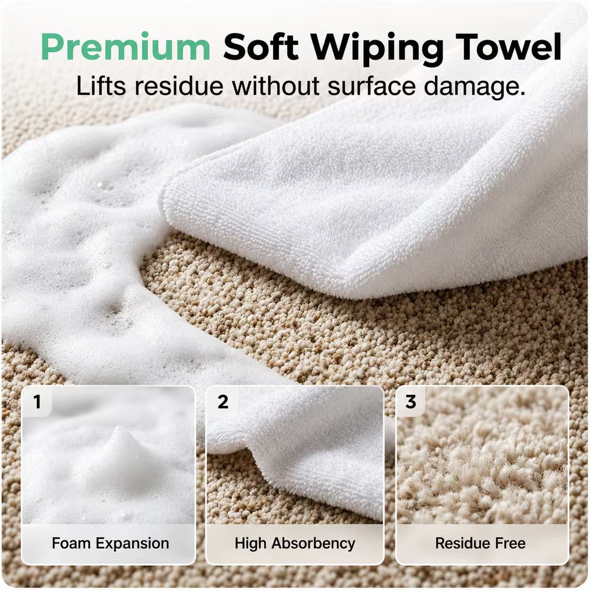 Stain Waterless Carpet Foam Renovator