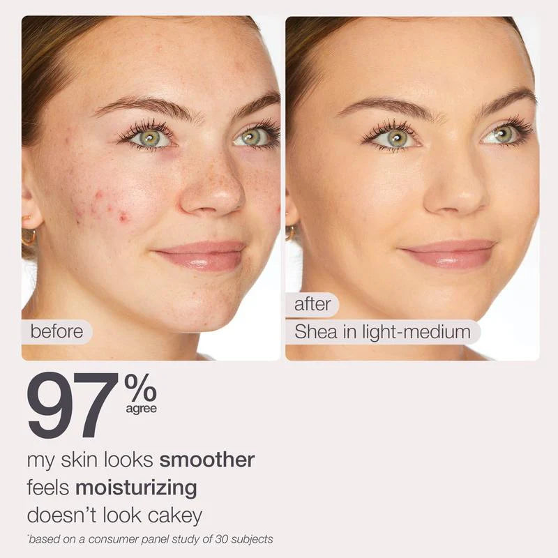 Lustvva™ BB Blur Tinted Moisturizer SPF 30 — Free Round Blending Brush Included
