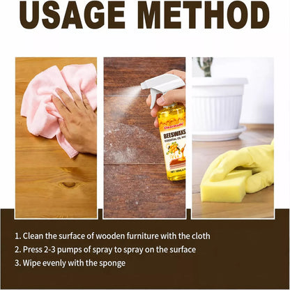 Polishing beeswax agent+ Free Towel and Sponge