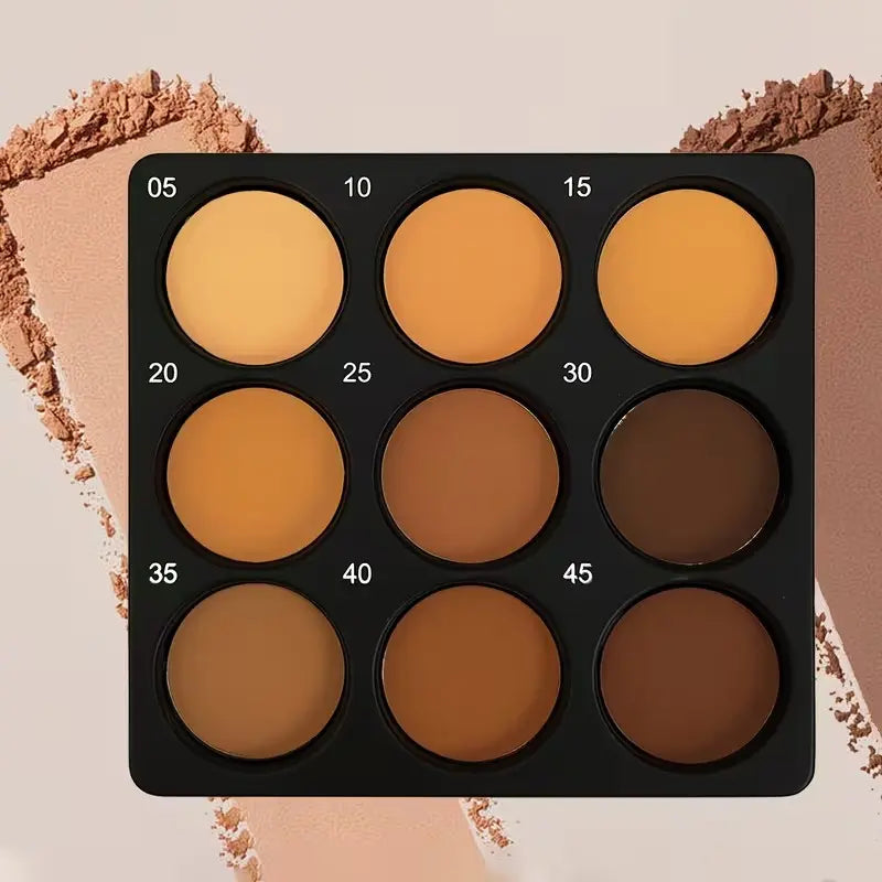 Lustvva™ 9-Color Foundation & Concealer Palette