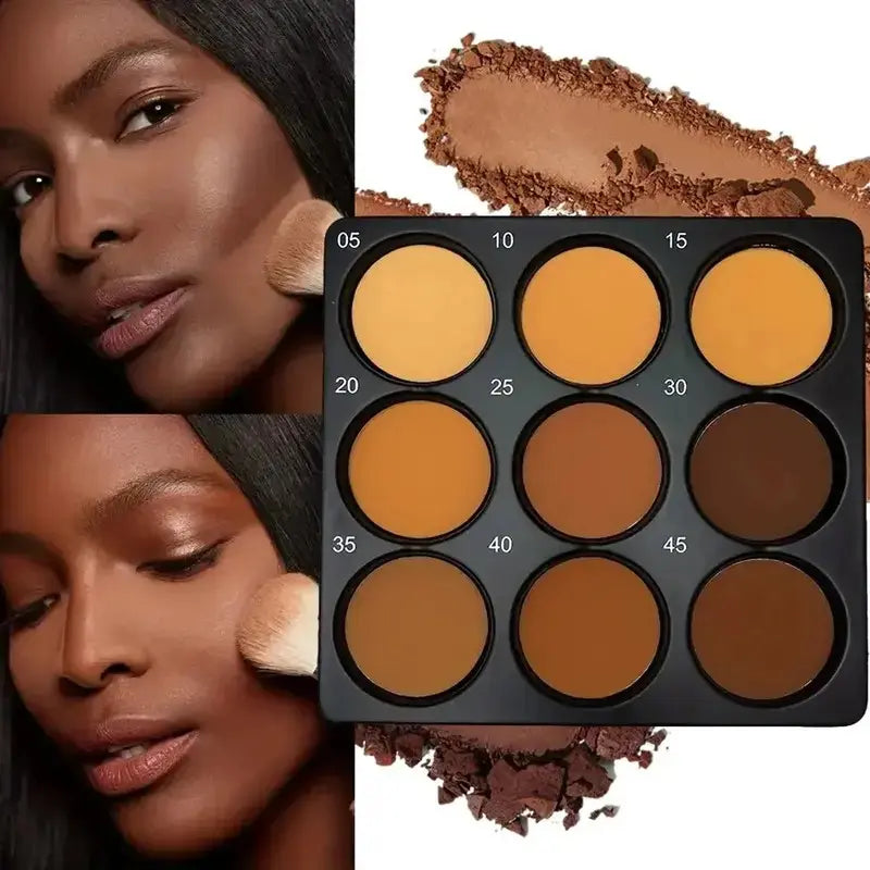 Lustvva™ 9-Color Foundation & Concealer Palette