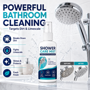 🚿✨Fast-Acting Shower Limescale Remover Spray – Dissolves stubborn mineral deposits & hard water stains. Restores water flow & shine – just spray & wipe! 🧼💪
